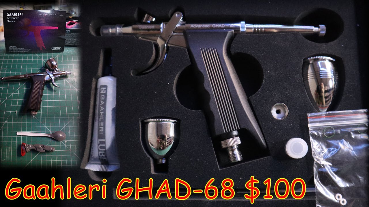 Обзор аэрографа Gaahleri ​​GHAD-68 Advanced series