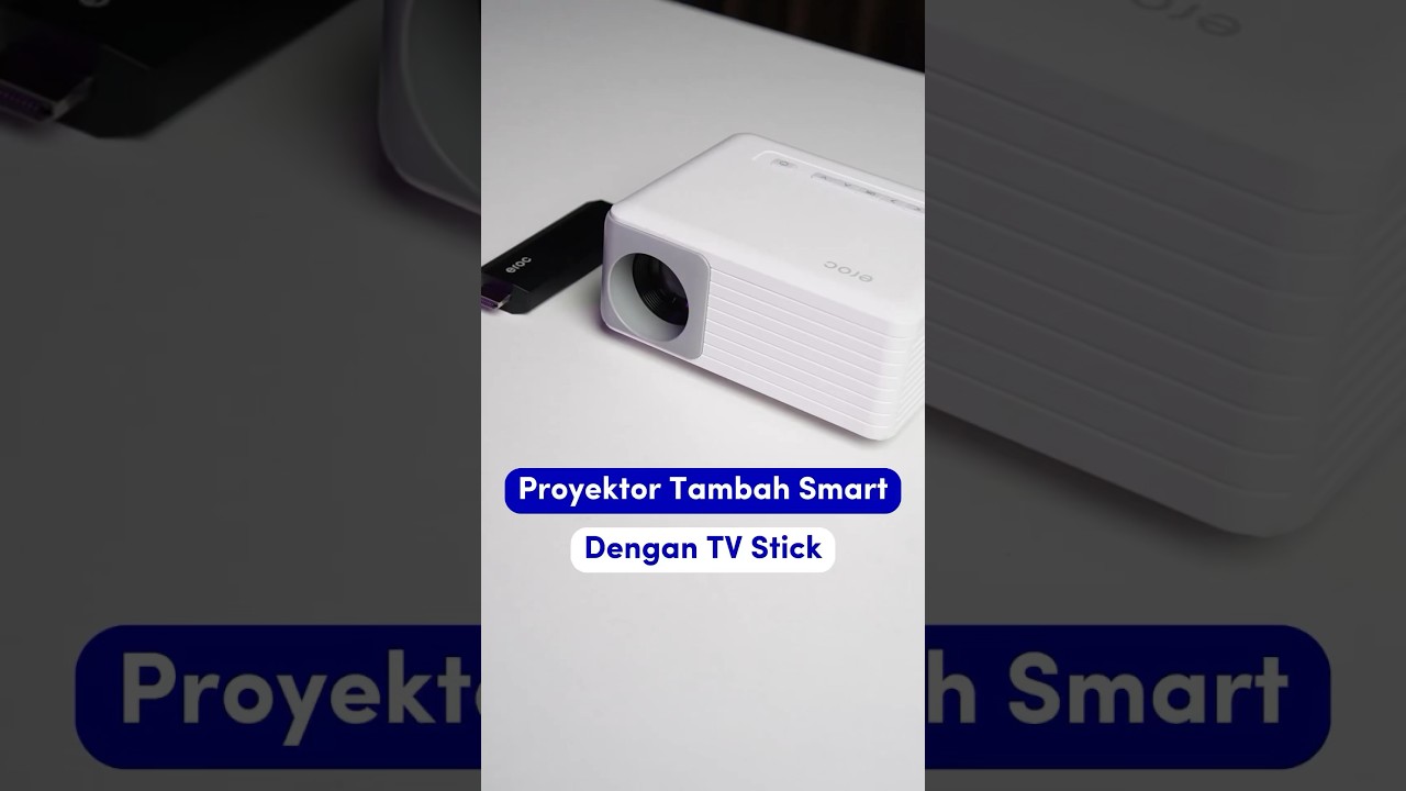 Bikin proyektor kamu tambah smart dengan TV Stik dari Eroc😊 #projector #smartprojector