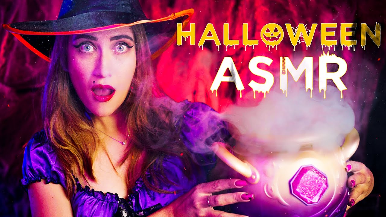 HALLOWEEN ASMR | ¿Dormirás con mis hechicerías? Si,100% garantizado | ASMR Español | Asmr with Sasha