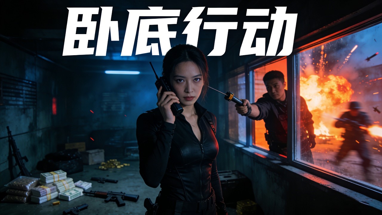 【2025最新警匪片】臥底女警身份暴露！陷入生死絕境，毒梟內鬥爆發她趁亂反殺！ #犯罪電影 #刑侦 #犯罪 #動作電影 #警匪片