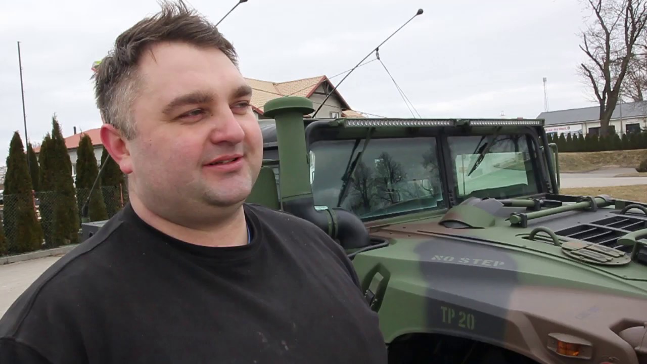Hummer H1 Giżycko Marek Rodak Przebudowa Renowacja