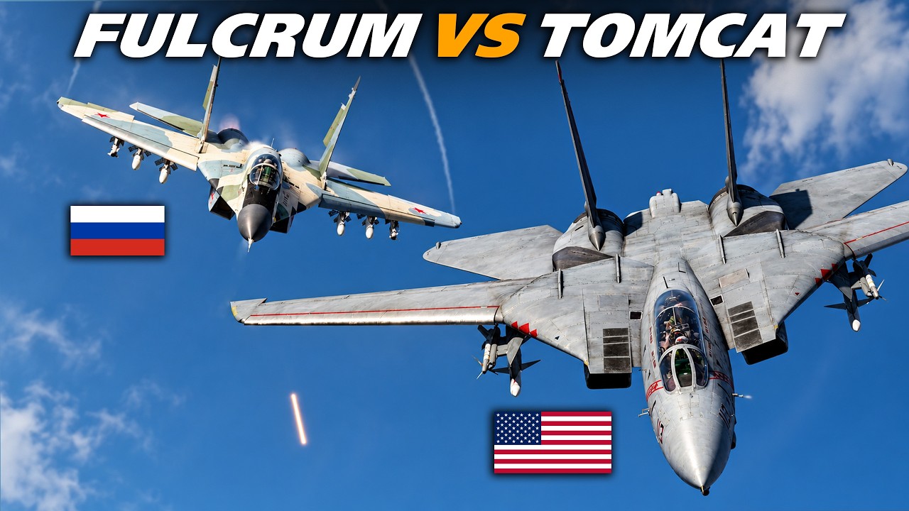 Грозный противник | Очень напряженный бой | F-14B Tomcat против МиГ-29 Fulcrum | Digital Combat S...