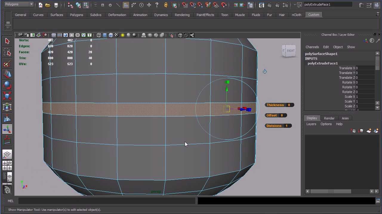 Maya Tutorial: Using the Bevel and Extrude Tools