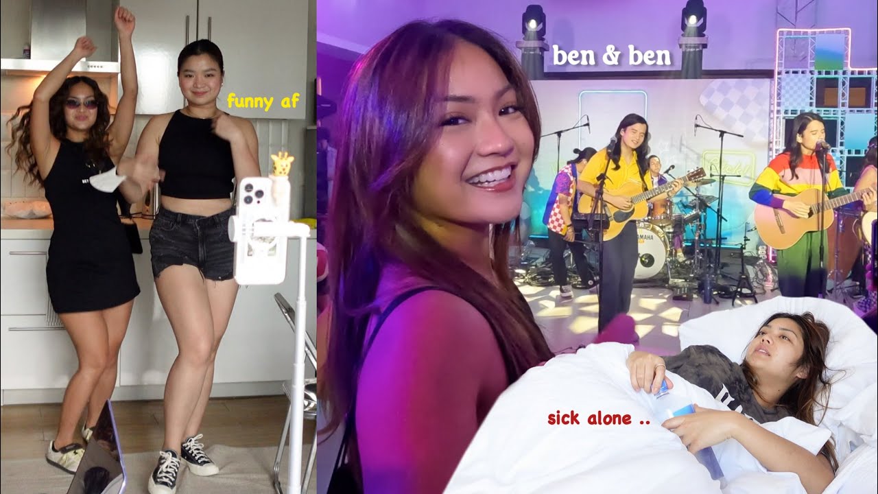 LIFE IN +63🇵🇭 funny bff date, got sick alone + im in ben&ben's music video?!