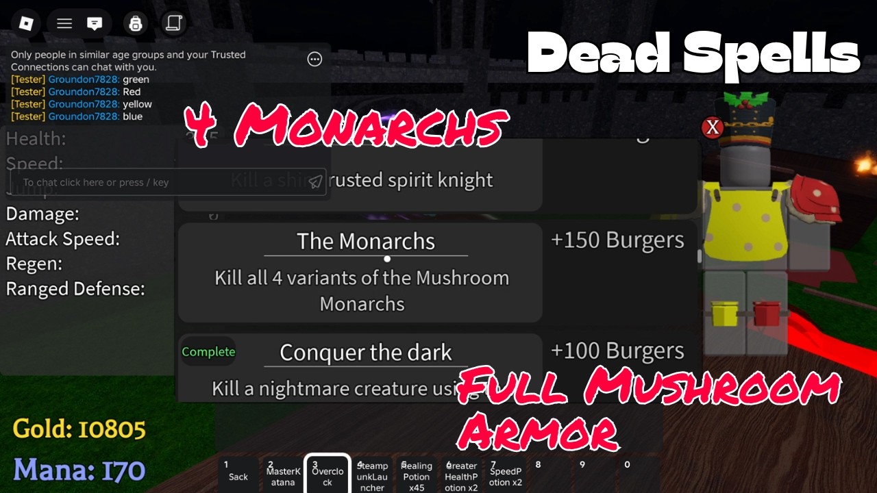 INSANE Regen Build?! Mushroom Armor BREAKS Nutcracker in Dead Spells 🍄⚡ (Void Reaper EASY)