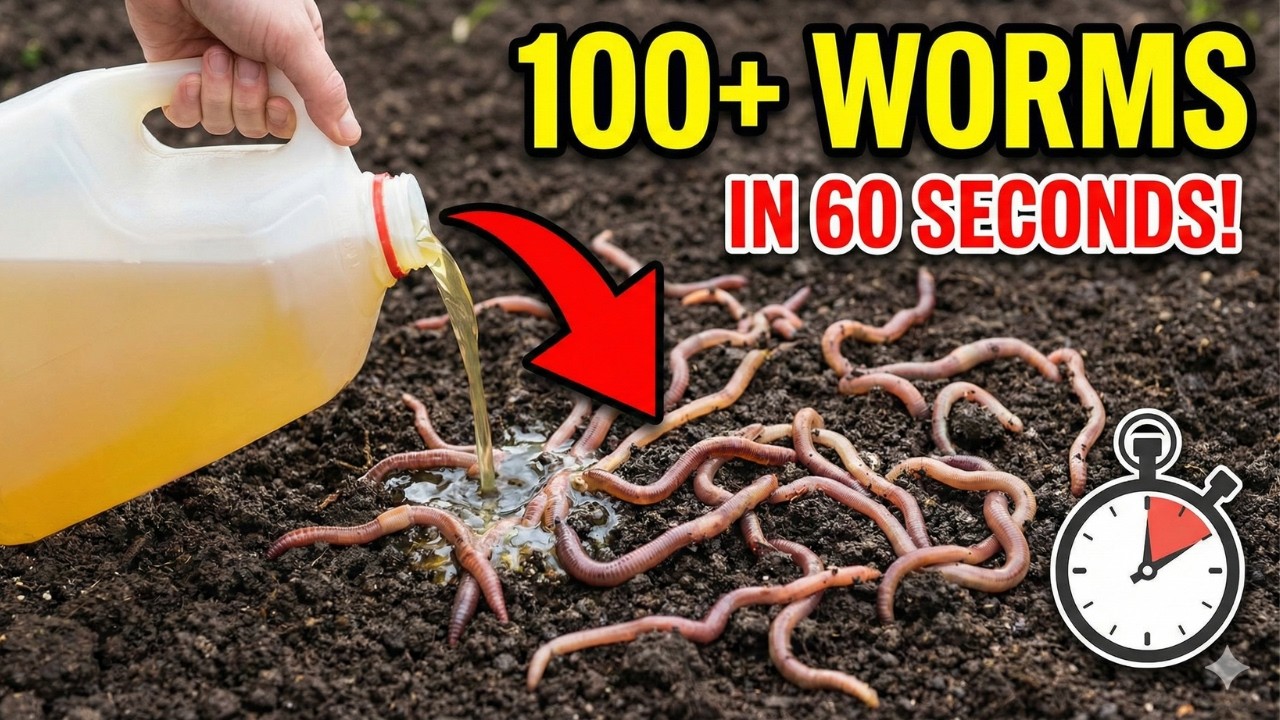 I Was Kicked Off the Property After Throwing THIS on the Ground — Over 100 Worms in 60 Seconds