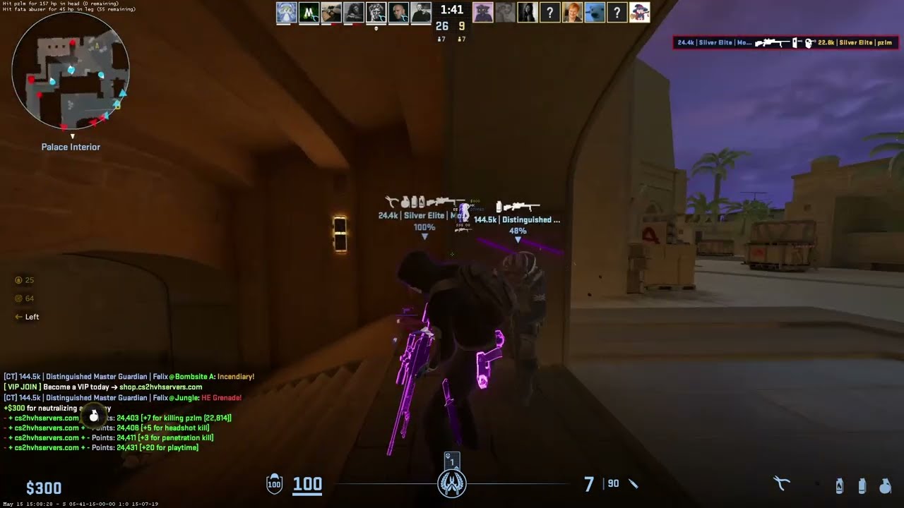 #cs2  HvH Highlights ft.fatality.win #1