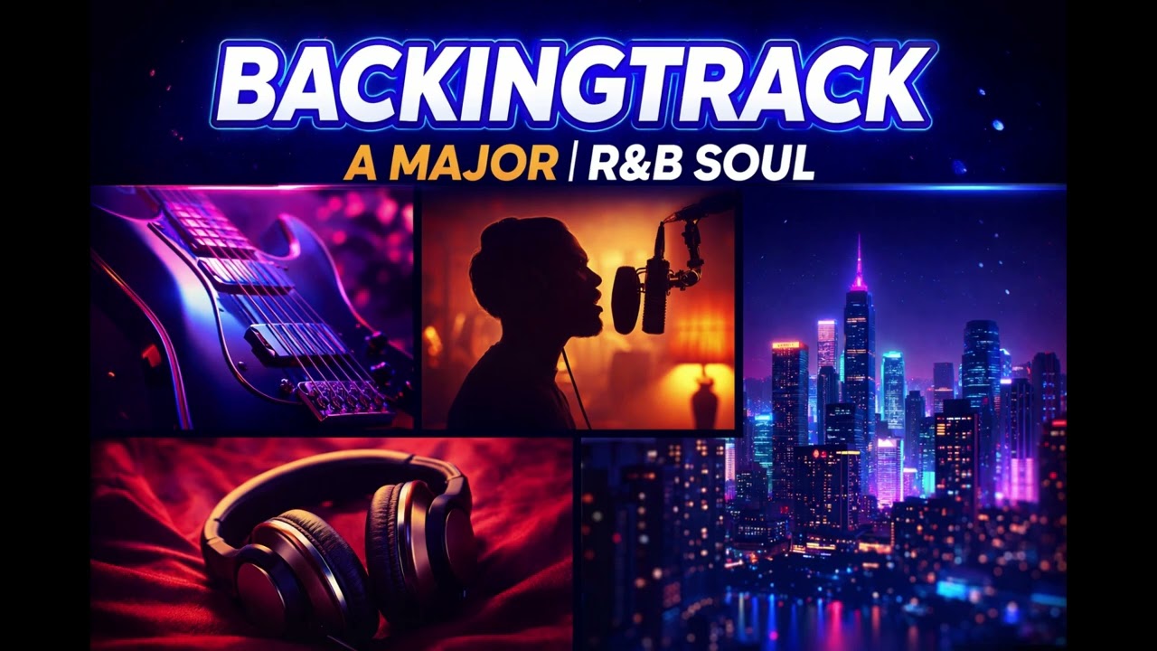 💖 SMOOTH R&B SOUL BACKING TRACK IN A MAJOR (A) - 75 BPM | VELVET GROOVE & CHILL VIBES 