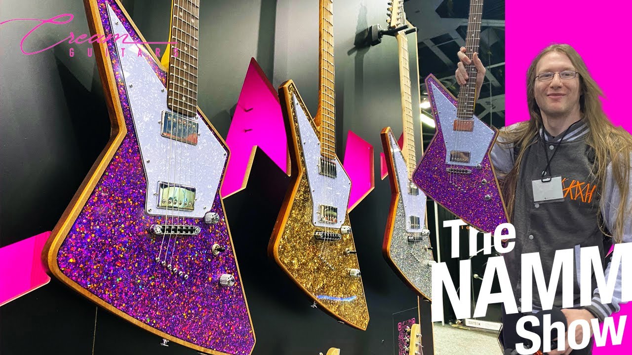 These Guitars Are Wild! - Cream Guitars NAMM 2023