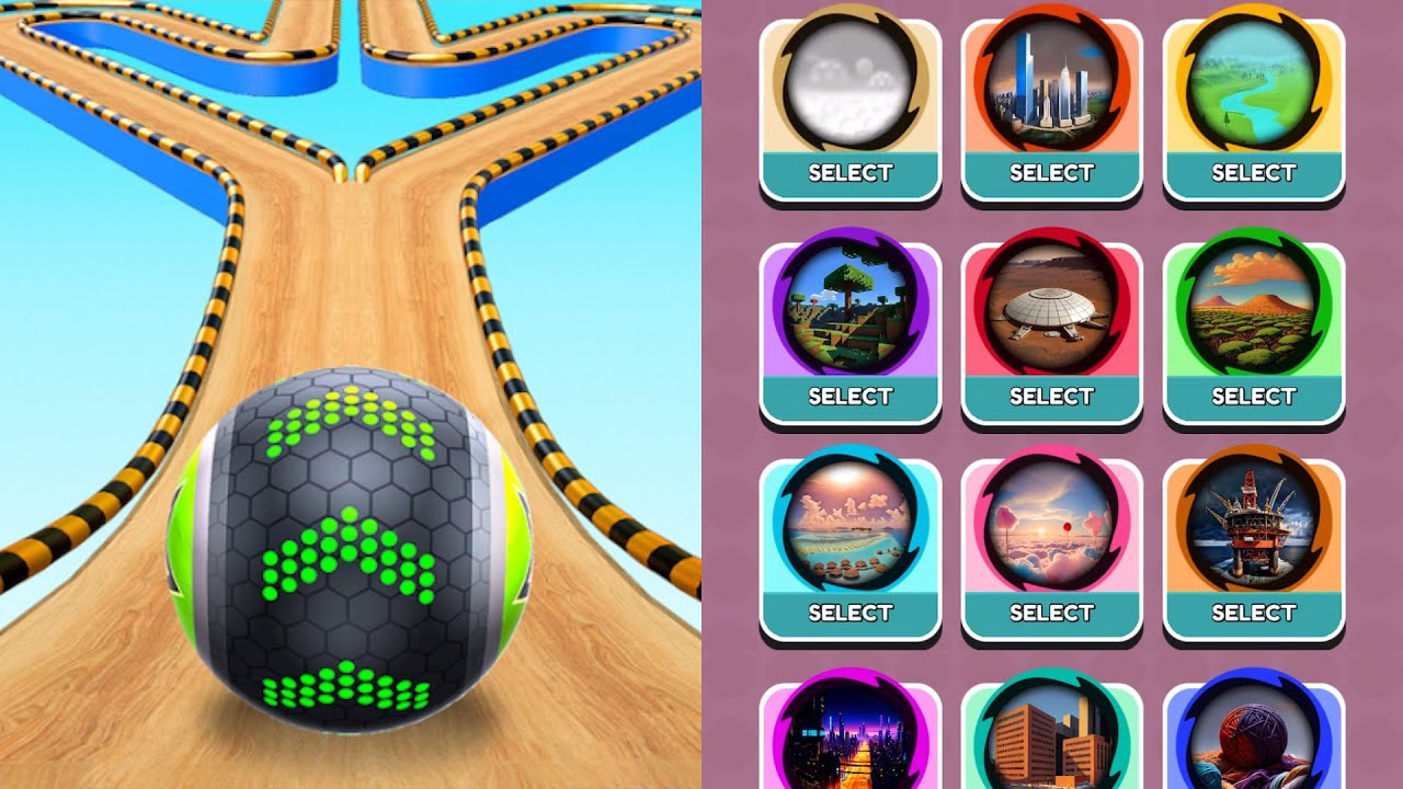 Going Balls New Update Portal Quest Feature Vs Challenge, Funny Race Android, iOS Gameplay 9
