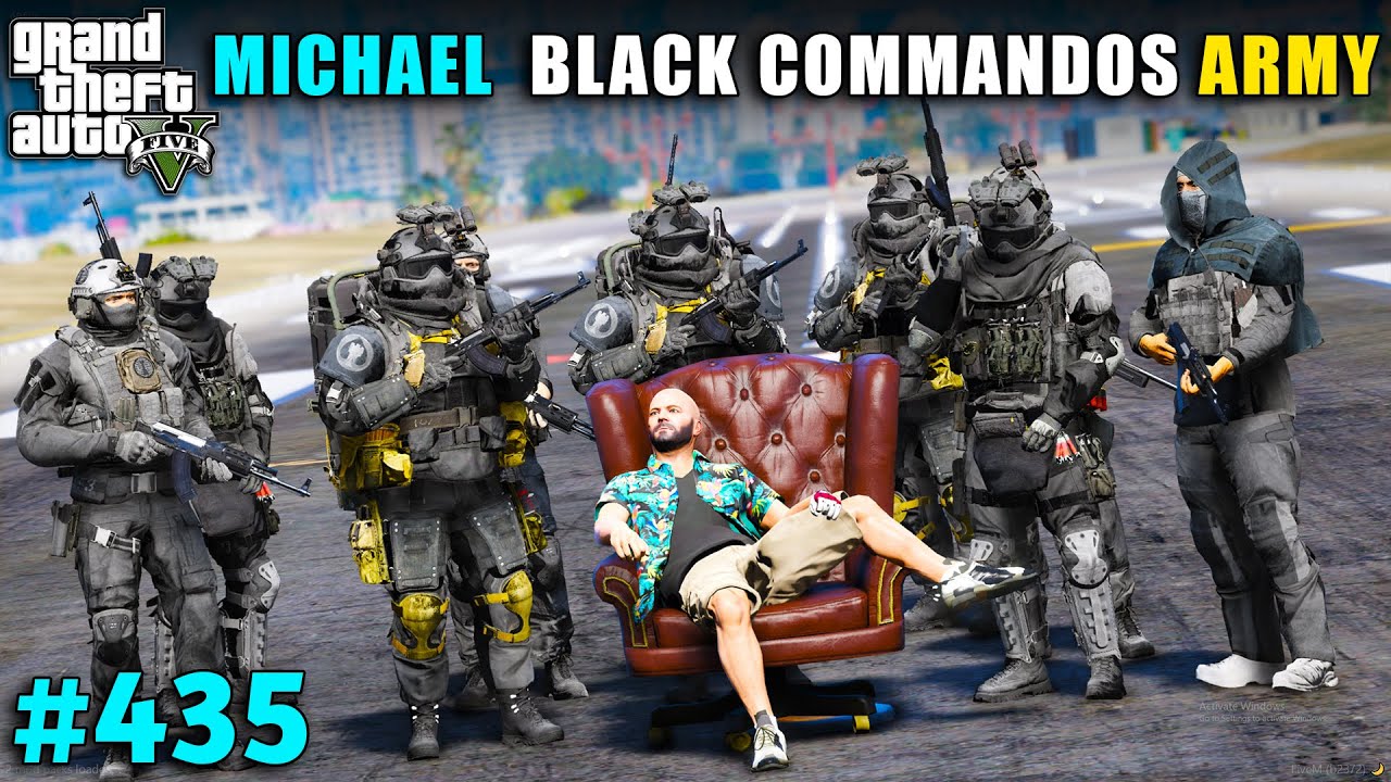 MICHAEL AND DUGGAN BOSS NEW BLACK COMMANDOS BIGGEST FIGHT IN LOS SANTOS | GTA V GAMEPLAY #435 GTA 5