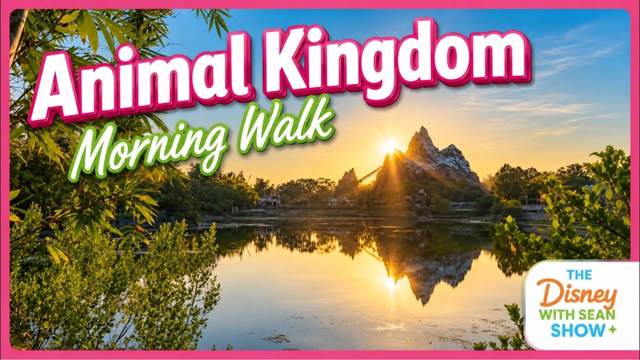 🔴 LIVE: Animal Kingdom Morning Walk at Disney World | Coffee with the Critters | Day 336
