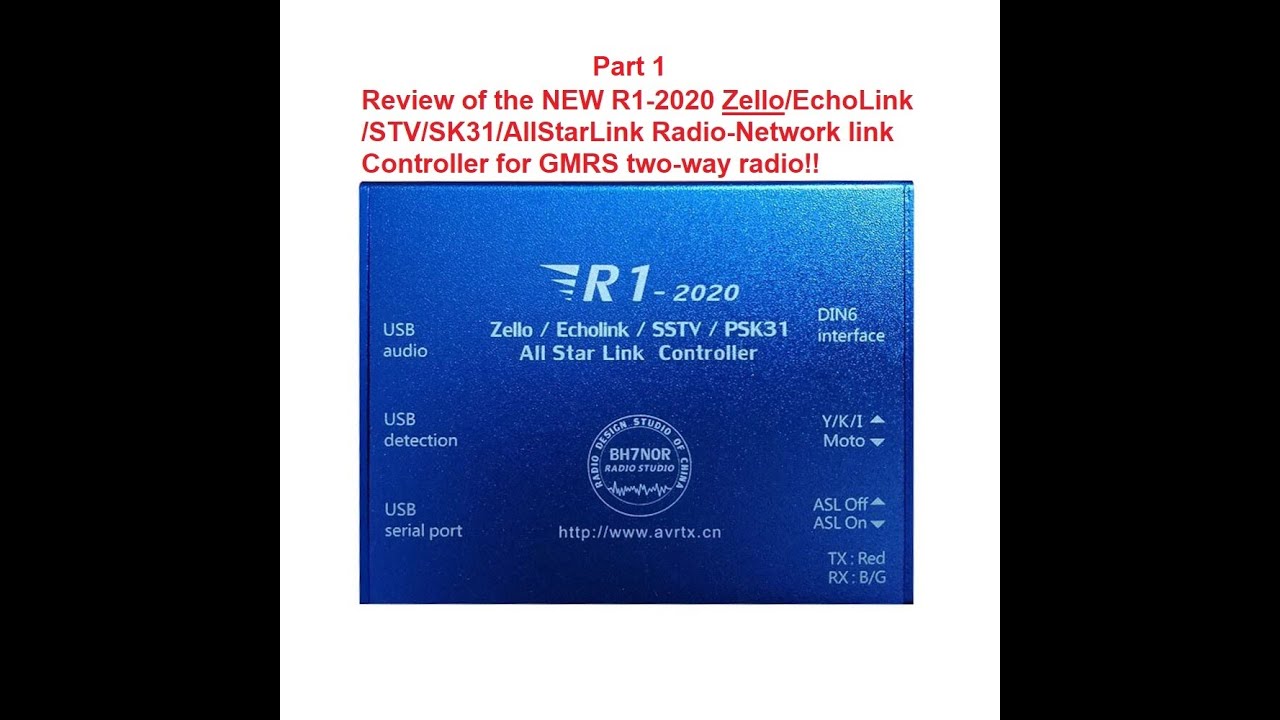 🔺 PT 1 review R1-2020 Controller Voice Interface Board USB Sound Card for Zello GMRS two way radio🔺