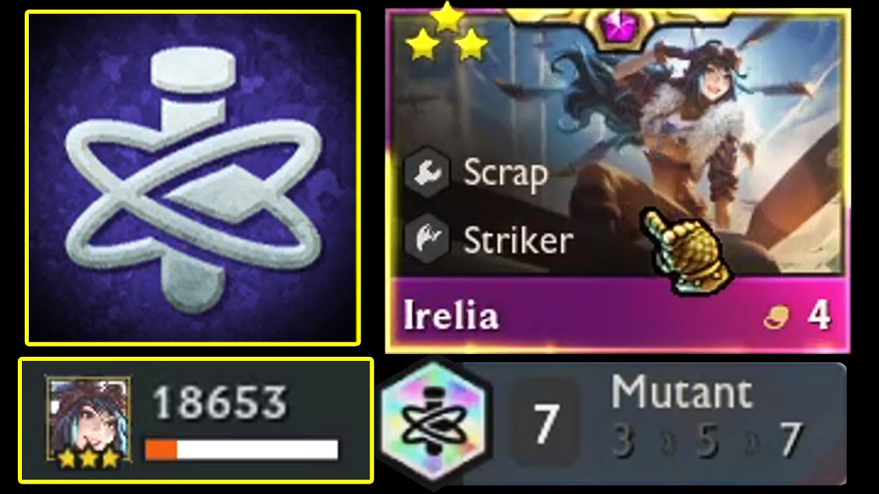 TRUE DAMAGE Irelia 3 Star | 7 Mutant | TFT Set 6.5