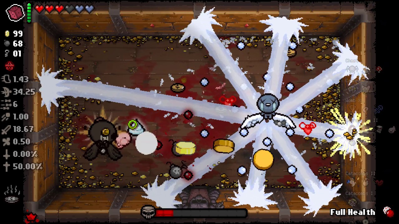 The Binding of Isaac: Afterbirth + - Blue Baby (Hard Mode Major Boss Patterns)