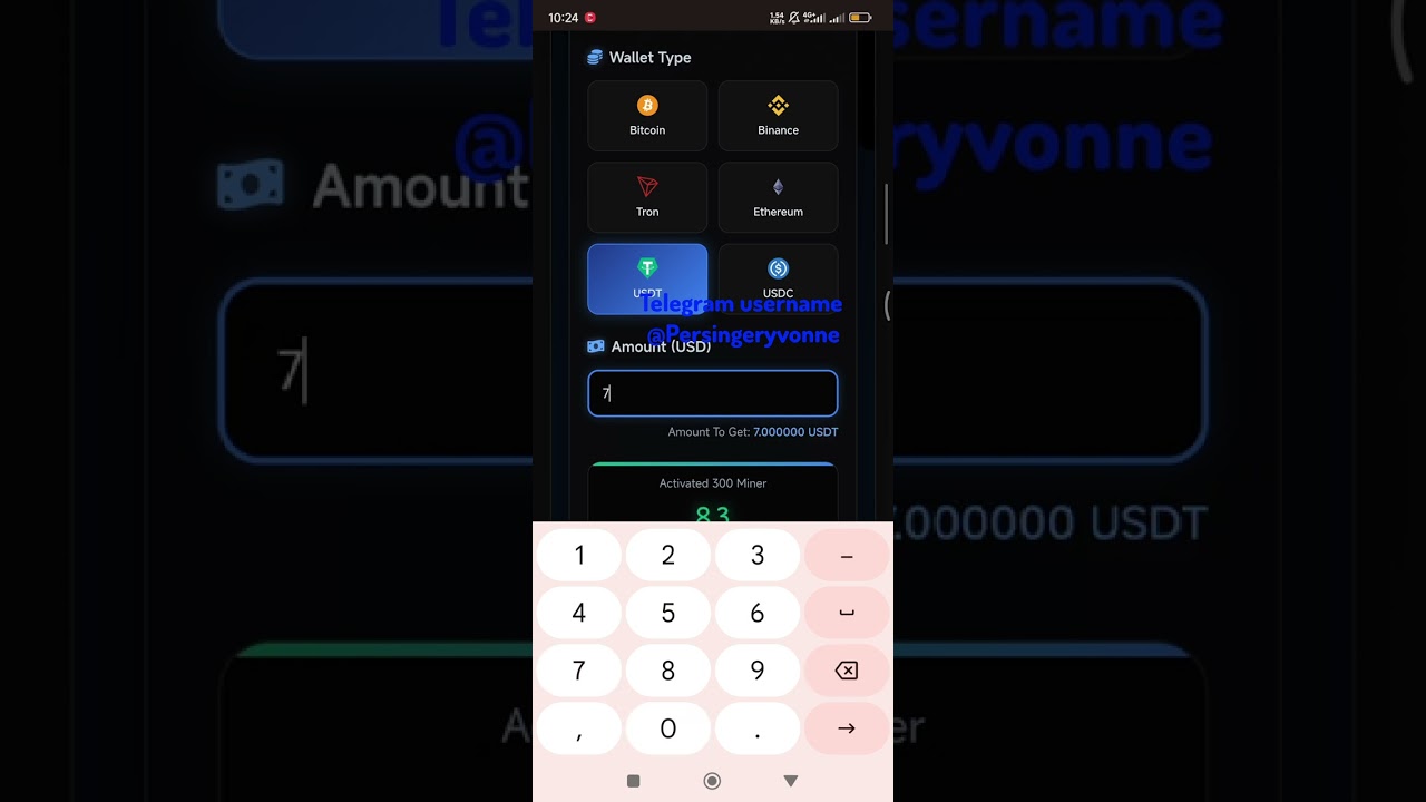 New USDT mining App for Android device 2025( USDT generator software APK 2025 Tx-Miner App
