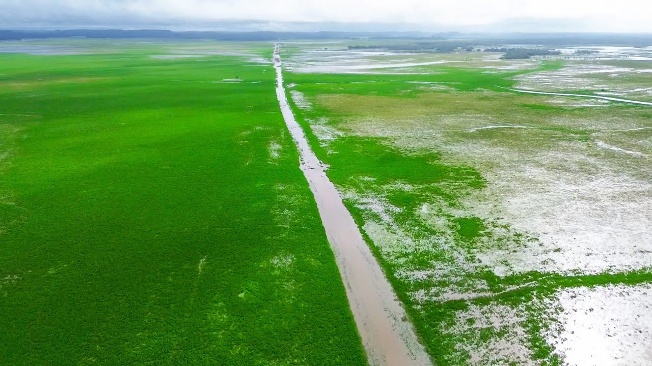 Barragem de Maria Rita no período chuvoso(Bequimão - São Bento)Maranhão