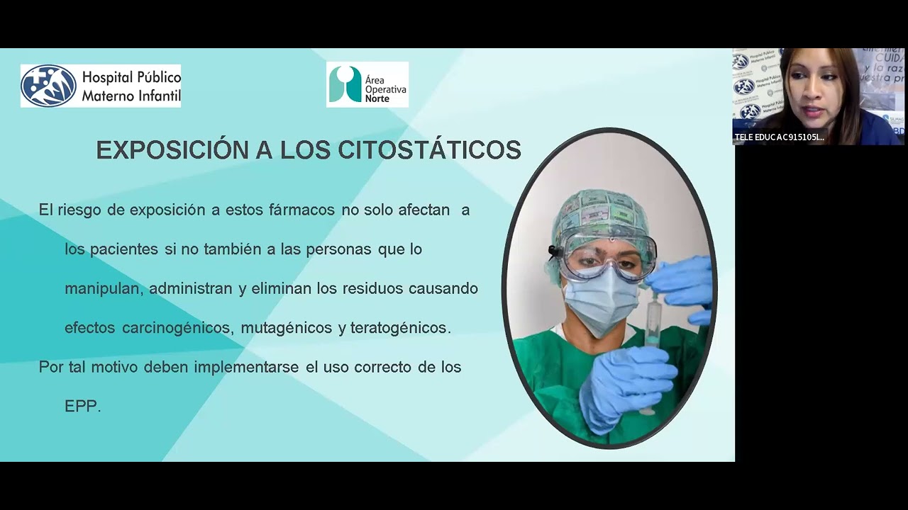 CLASE 17: CUIDADOS DE ENFERMERÍA EN EL MANEJO DE CITOSTATICOS 
