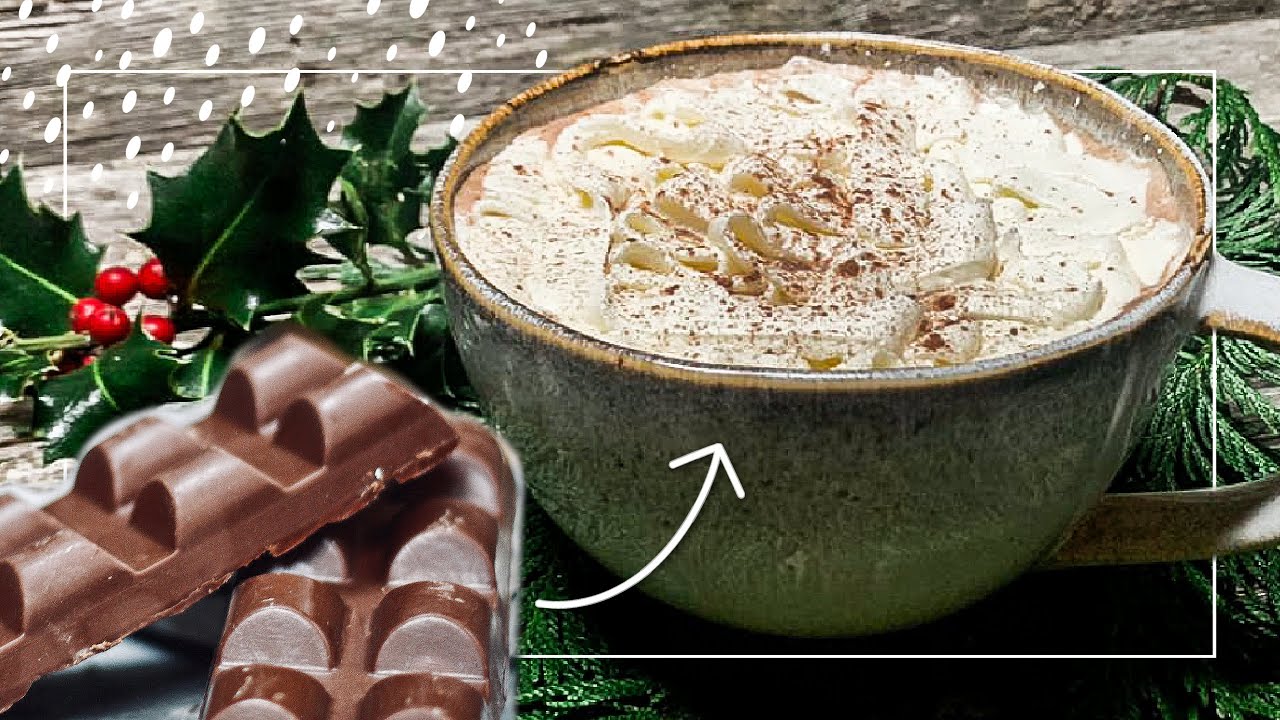 Le VRAI Chocolat Chaud + Creme Chantilly Maison | EnjoyCooking