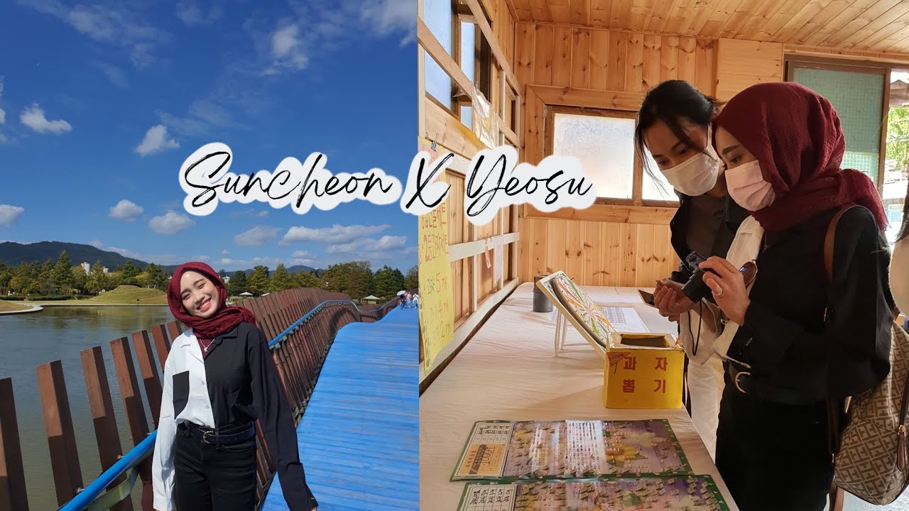 visiting 2 korean cities in a day // mini vlog of suncheon & yeosu