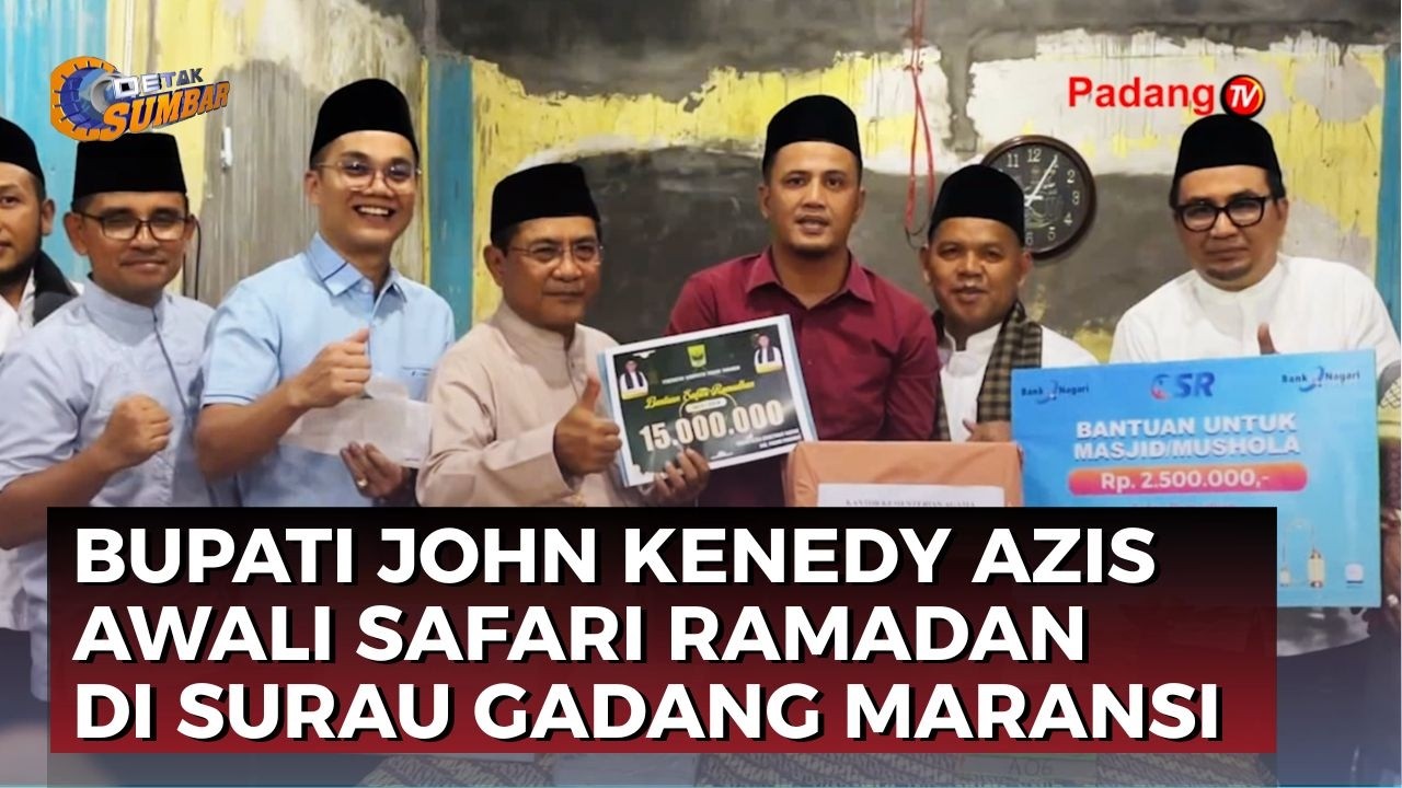 Bupati John Kenedy Azis Pimpin Safari Ramadan di Ulakan Tapakis