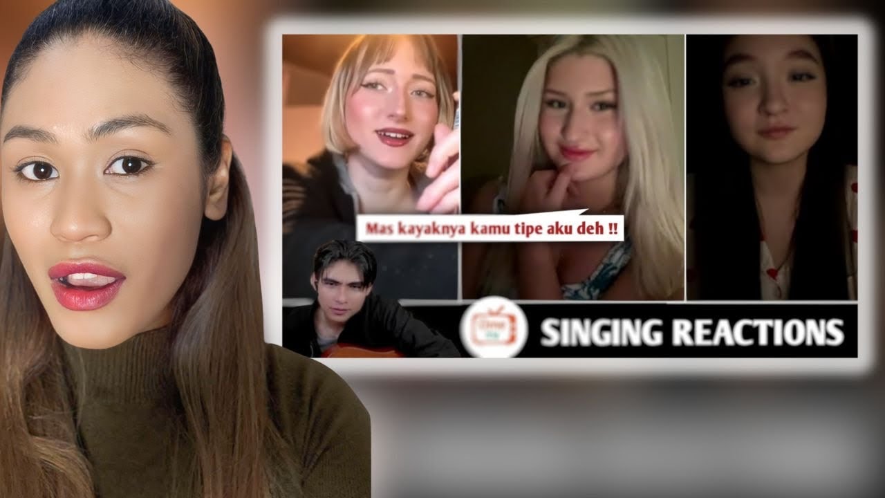 Randy Dongseu - Reaksi Cewek pirang ini Setelah di Nyanyiin sepertinya dia menaruh rasa  | Reaction