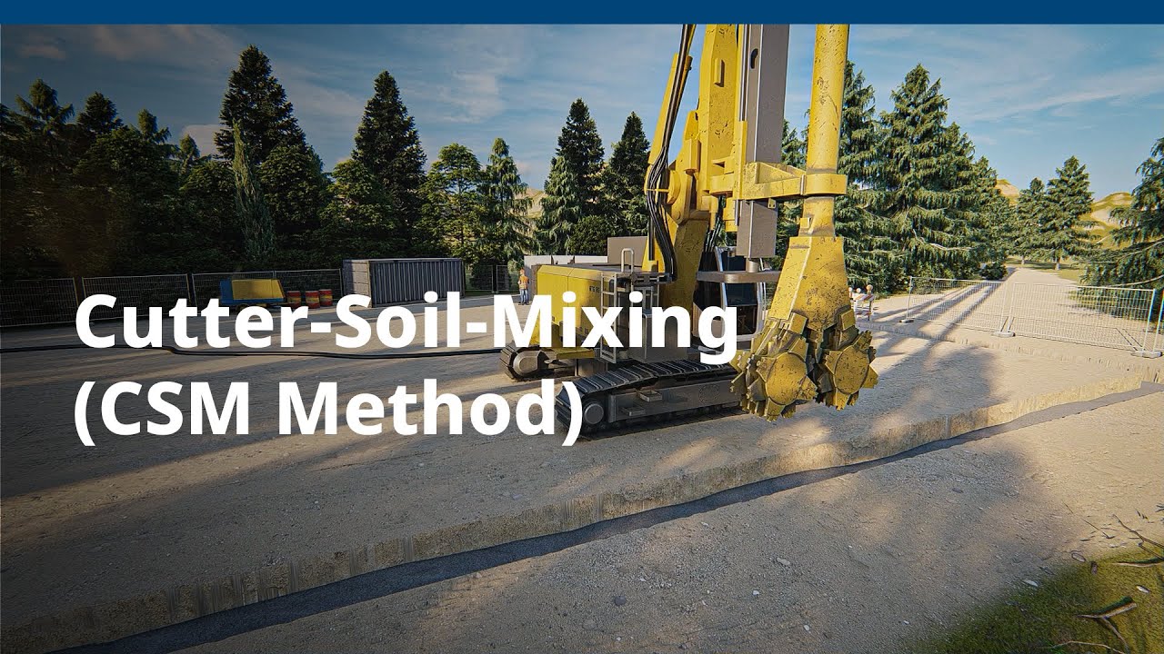 BAUER Maschinen GmbH – Cutter Soil Mixing (CSM Method)