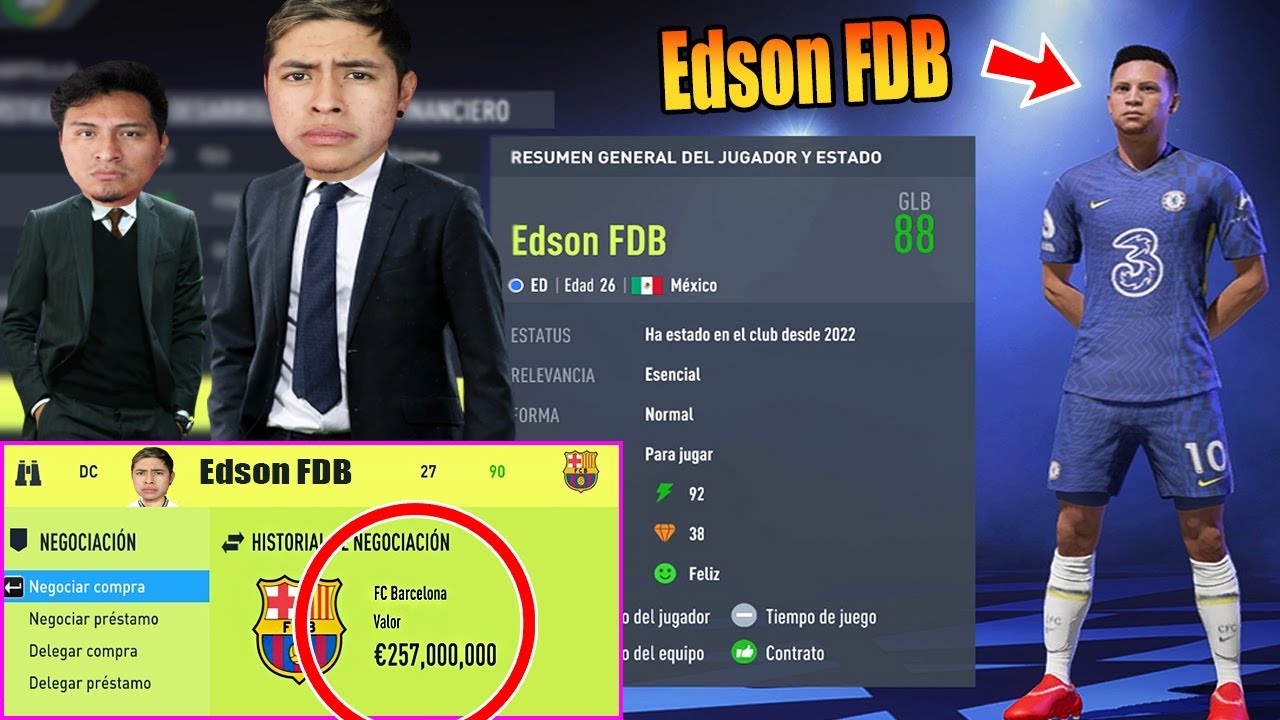 ME HA FICHADO este EQUIPO en el MODO CARRERA 😱 (Edson FDB & EddyOZ)