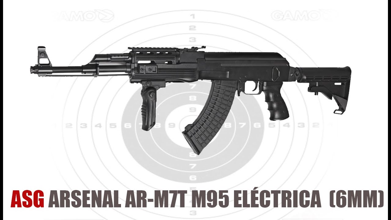 ✅ ASG Arsenal AR-M7T M95 Arma de airsoft de EL&Eacute;CTRICA (6mm)