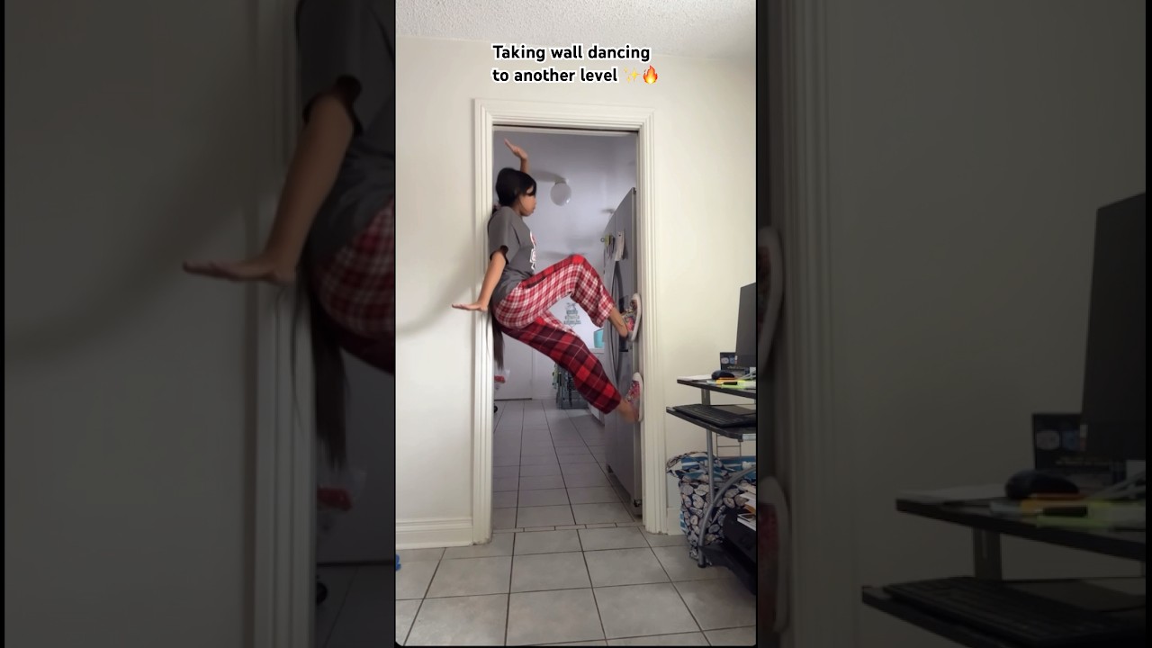 Wall dancing to another level ✨🔥 #fypシ゚ #shortsfeed #trending #reccomended #relatable