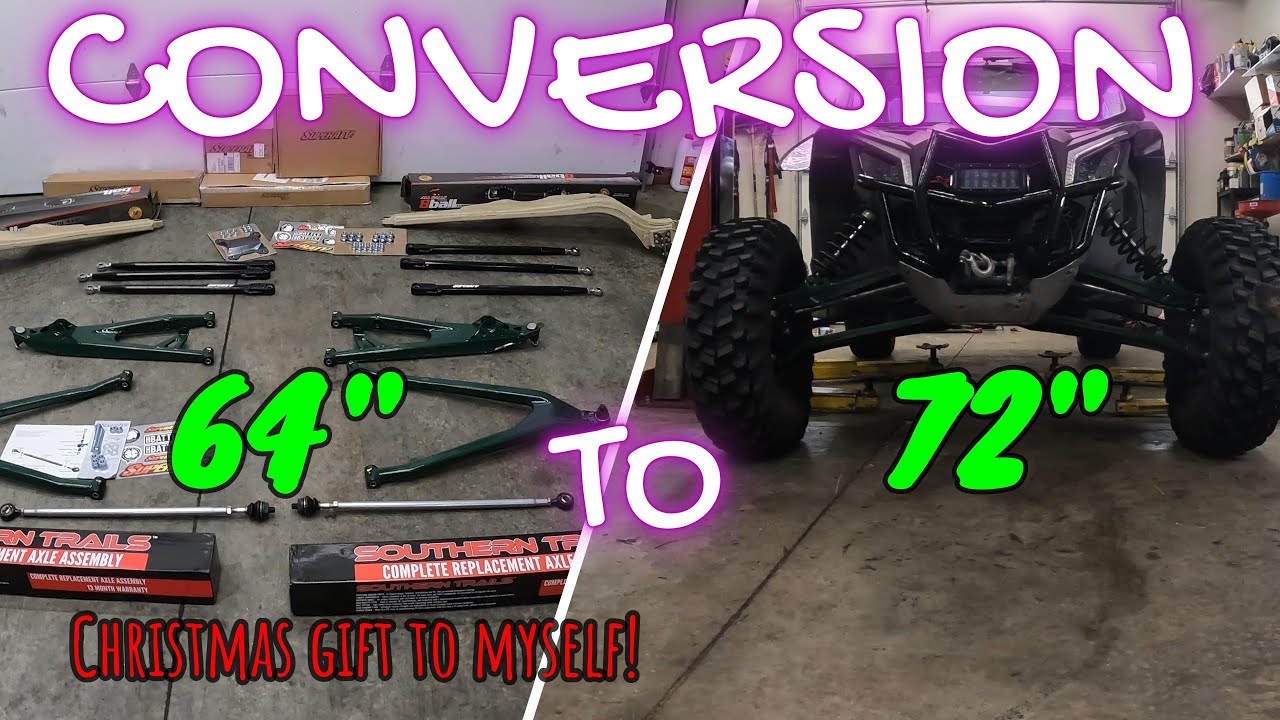 HOW TO Change your 64inch X3 into a 72inch wide X3.