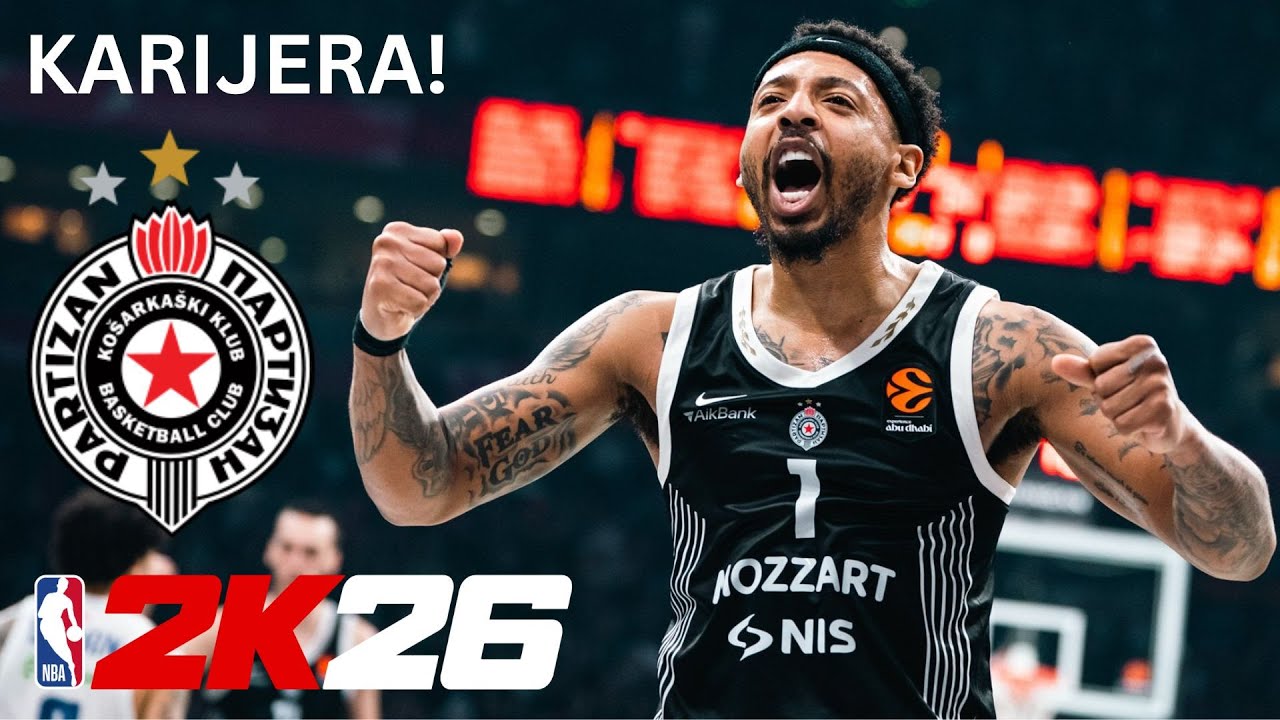 Karijera u Dvoje sa Partizanom u NBA2K26! - Krećemo u REBUILD