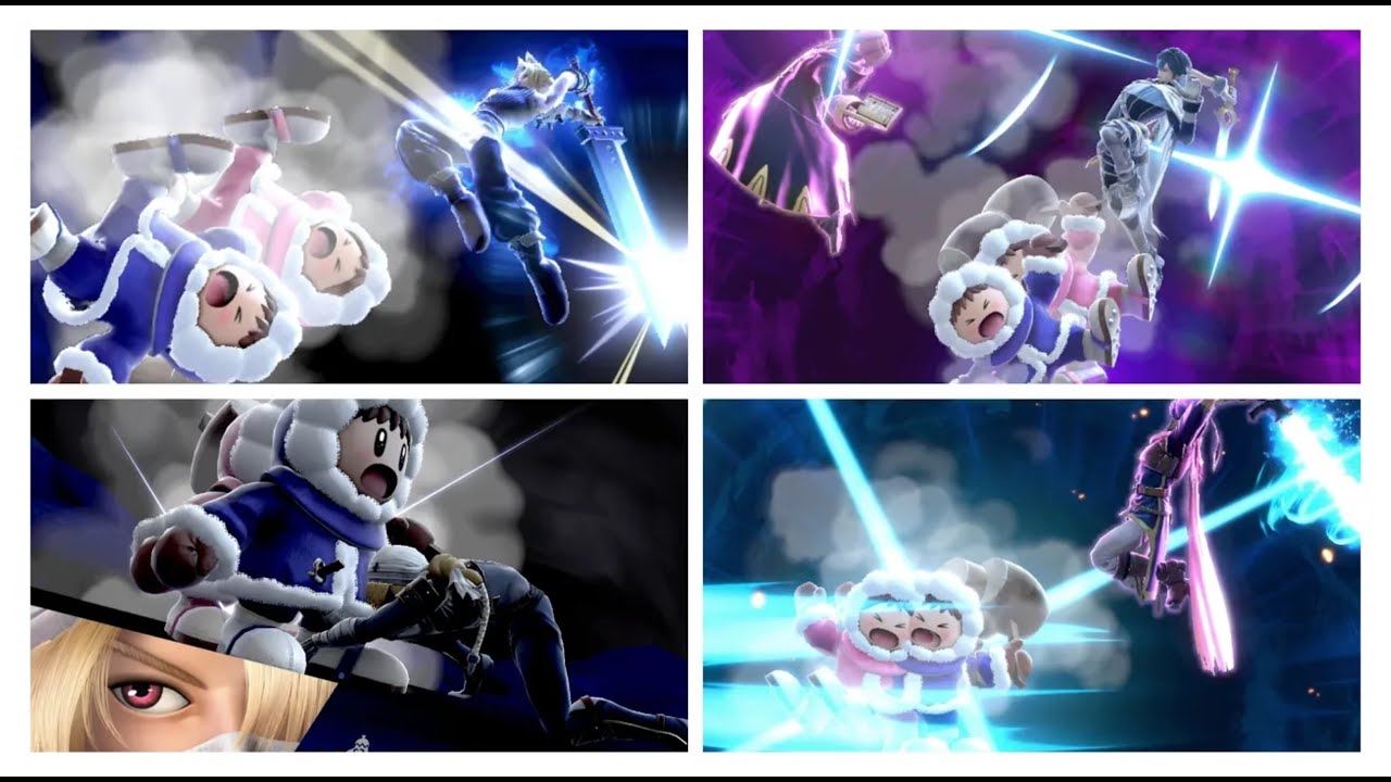 SSBU:  Cinematic Final Smashes on Ice Climbers (Including Sora)