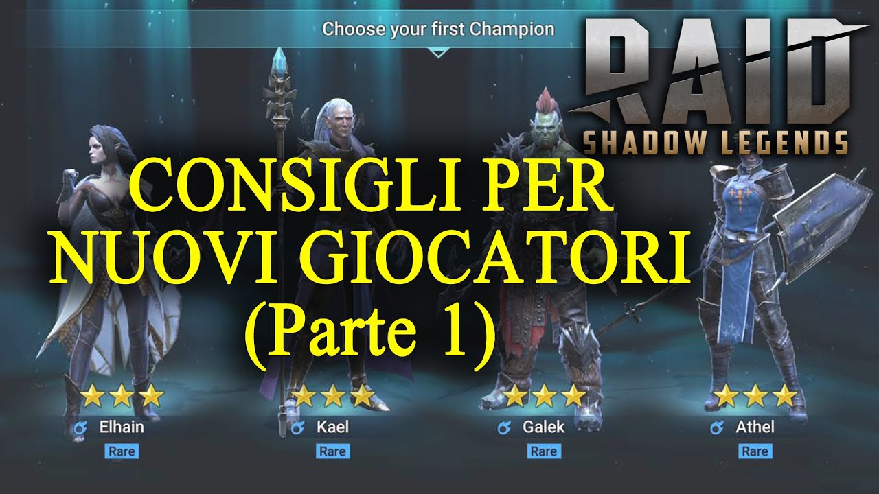 Consigli per Nuovi Giocatori (Parte 1) - Raid Shadow Legends (Italiano)