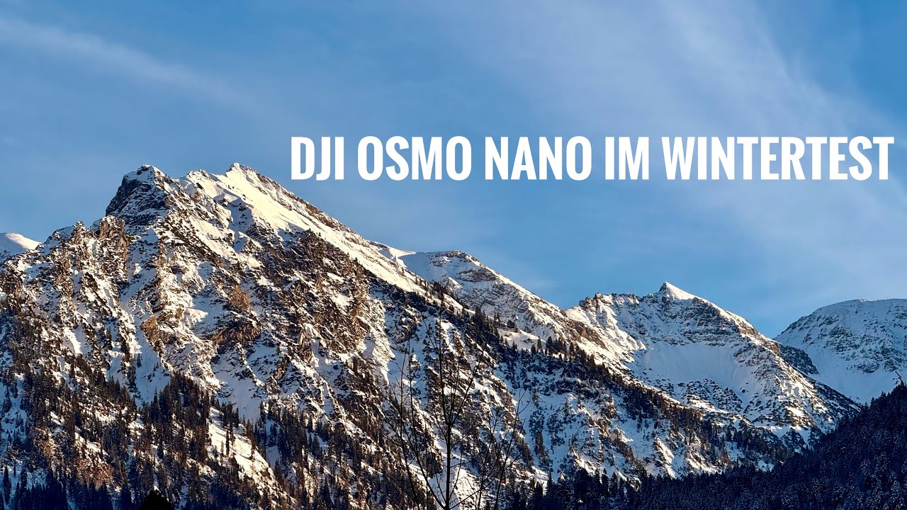 DJI Osmo Nano im Wintertest beim Rodeln und Skifahren