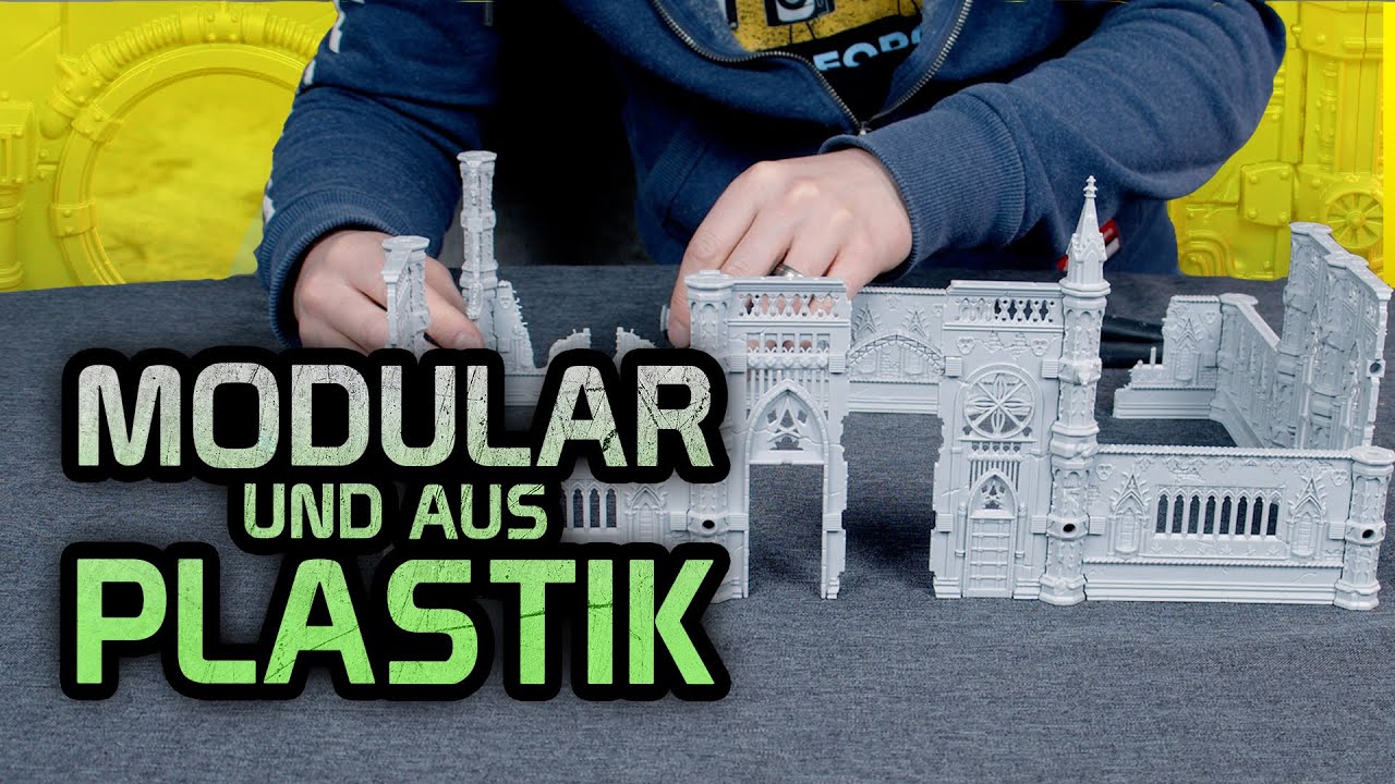 Modular, aus Plastik und ein HAKEN | Tabletop Terrain für u.a. 40K | Review | Rampart | DICED