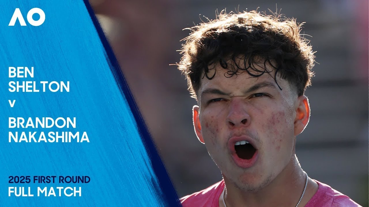 Ben Shelton v Brandon Nakashima Full Match | Australian Open 2025 First Round