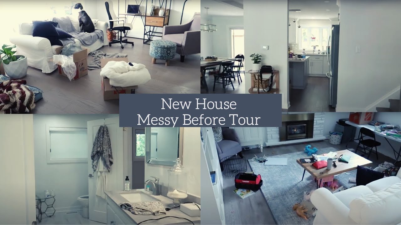 New House Tour | Messy | Before