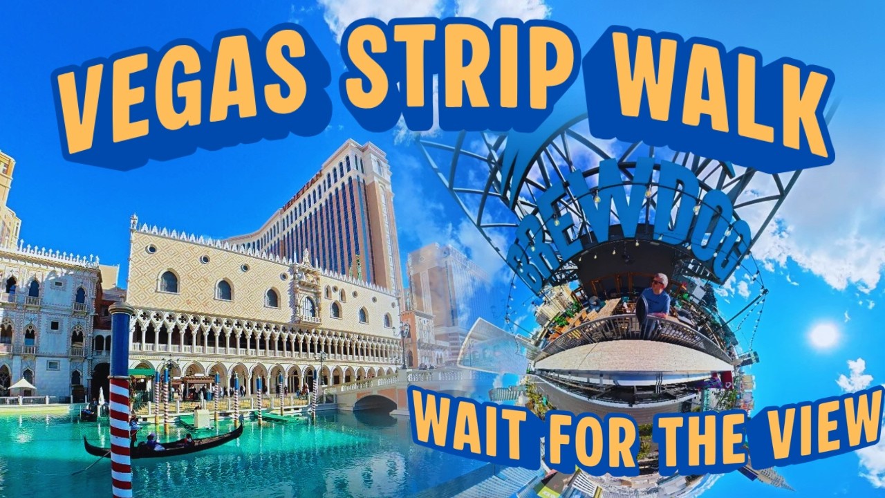 Las Vegas Strip Walk 2026 | Venetian to Hard Rock + Free Rooftop View