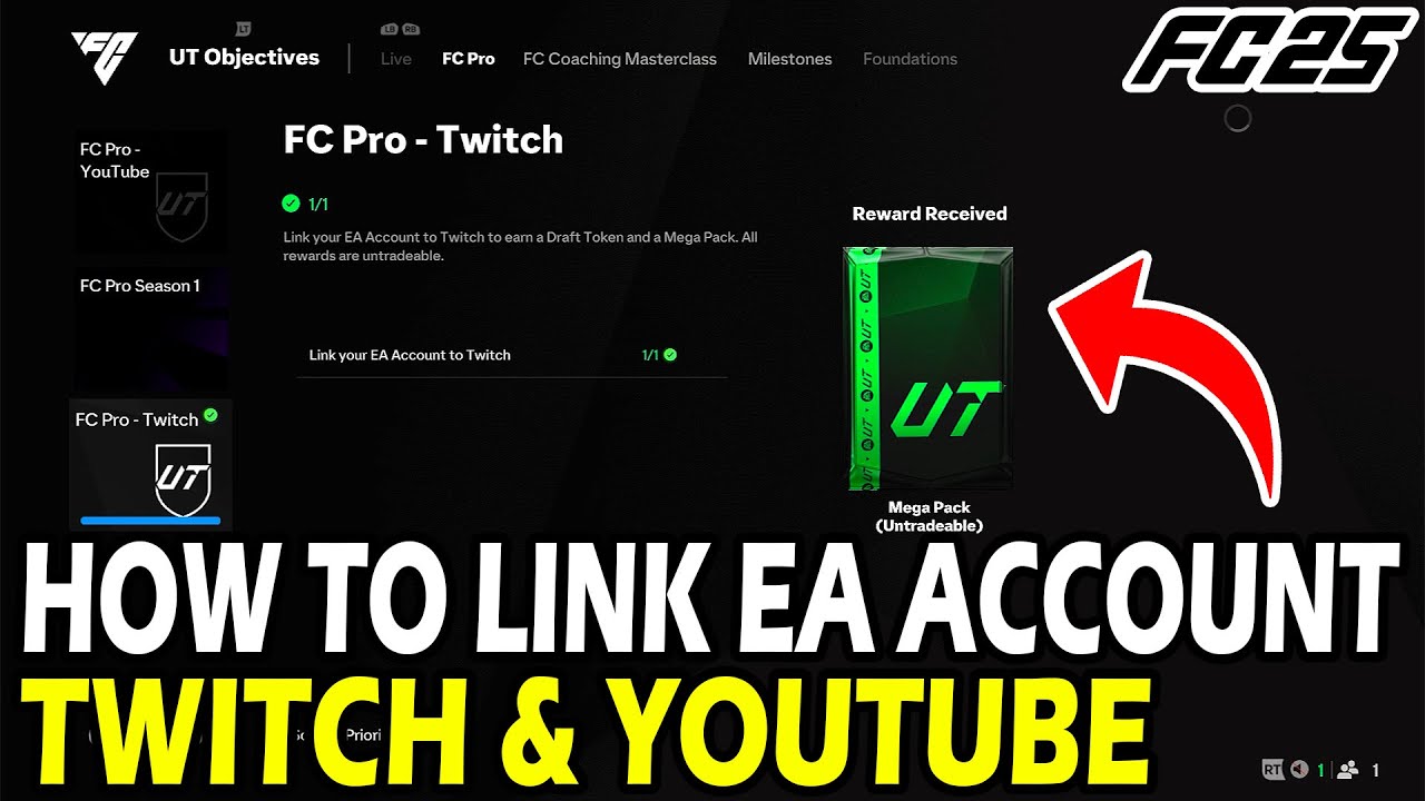How to Link EA Account to Twitch & Youtube
