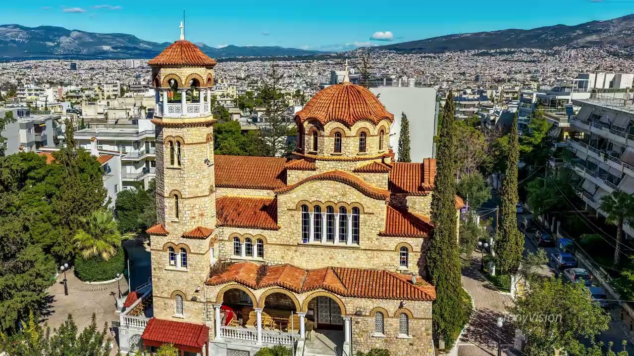 St Prophet Elijah Church 4k #Athens #greece