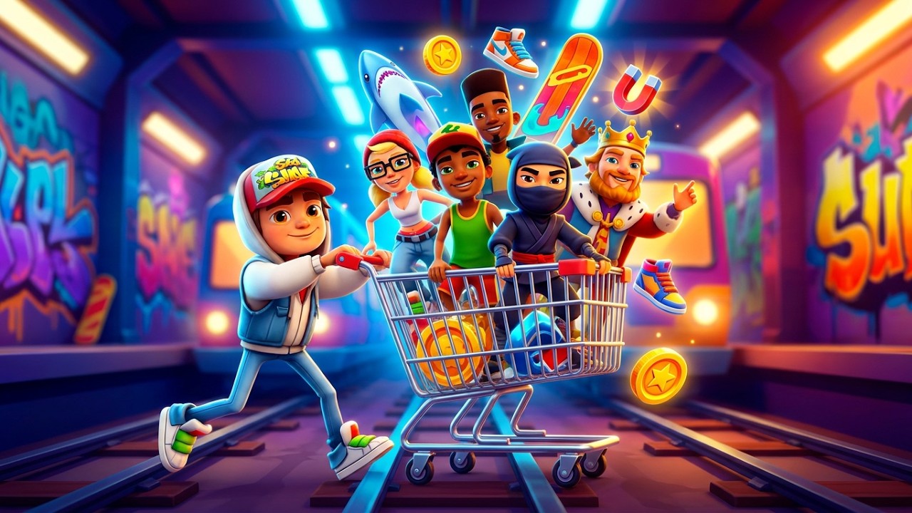 Subway Surfers - MEGA COMPRA DE ITENS