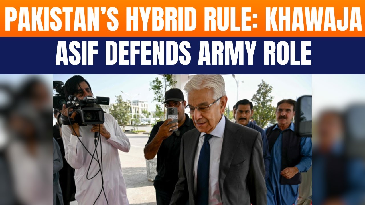 Khawaja Asif Defends Pakistan’s ‘Hybrid Model,’ Comments on US, China & Imran Khan | News9