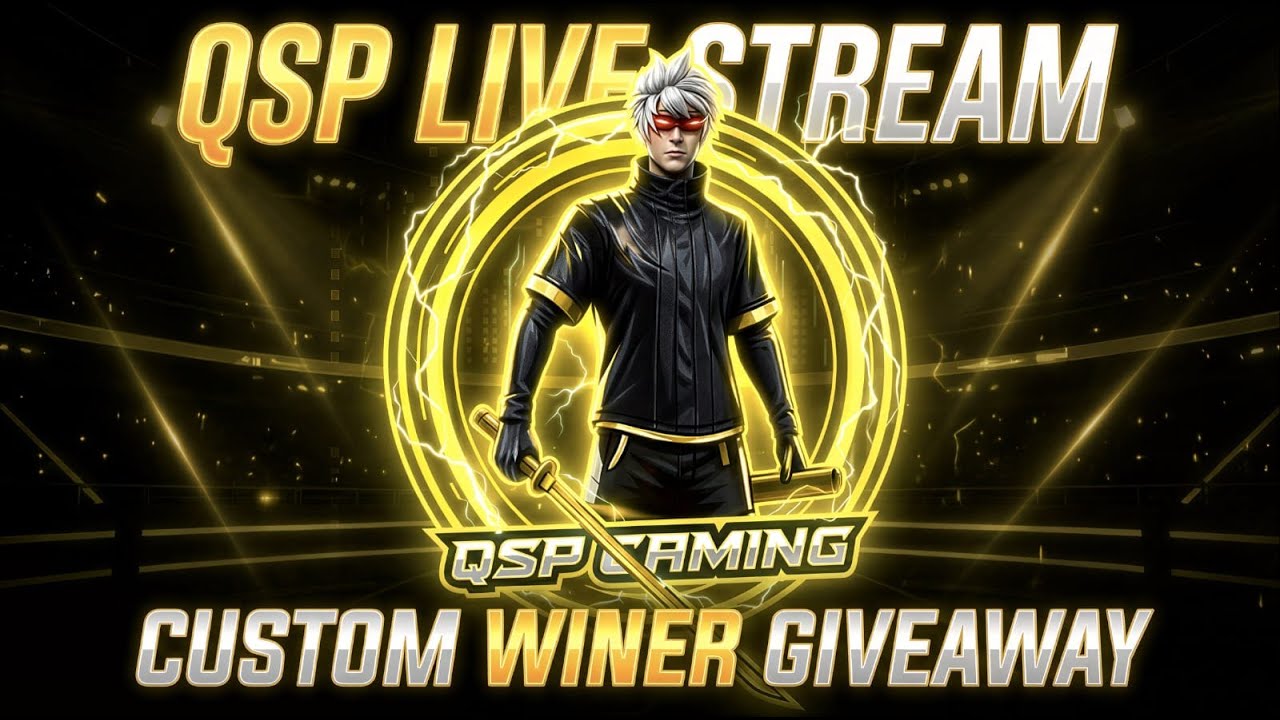 Live #shortfeed of QSP GAMING #free fire castom giveaway only subscribers 👍