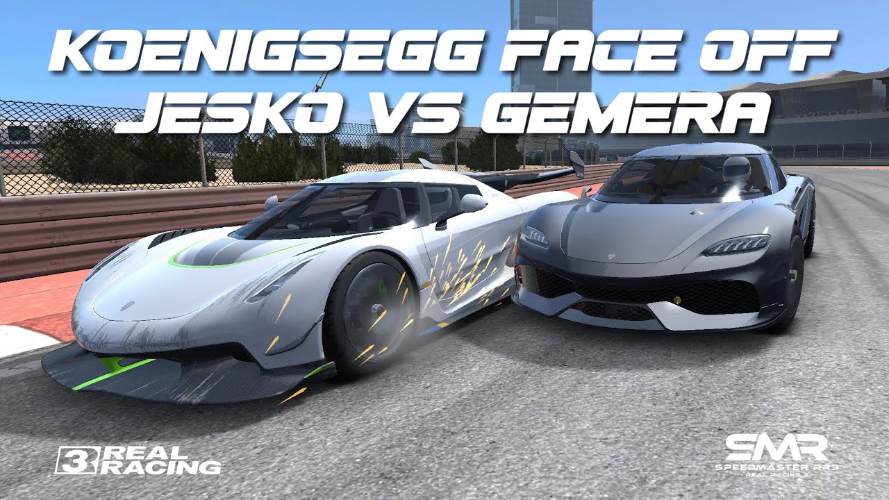 Koenigsegg Face Off! Jesko vs Gemera @ Dubai Autodrome • With Great Replay!
