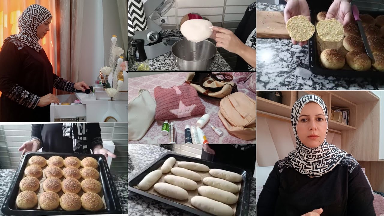 ماشي كلشي كيتقال فاليوتيوب⁉️علاش مكنهضرش على عكوزتي🤔بلا متشري عجين البانيني وخبز البركر بدقيق القمح🔝