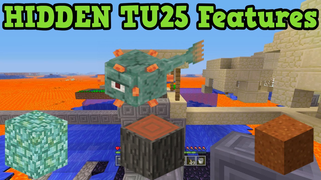 Minecraft Xbox 360 / PS3 - TU25 Hidden Features: Slime Blocks, Rabbits & Guardians