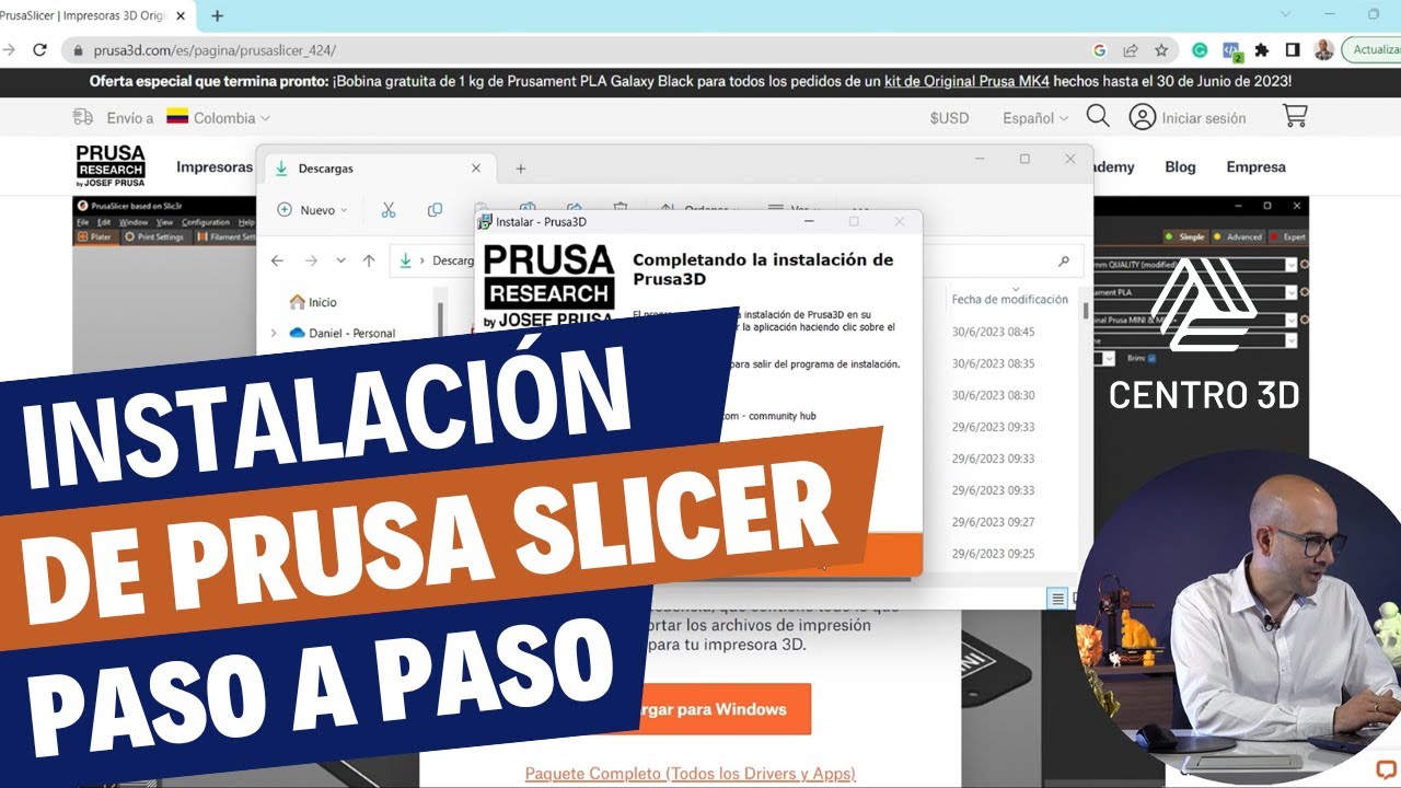 🛠️🎬 Cómo descargar e instalar Prusa Slicer PASO A PASO | Guía completa para principiantes