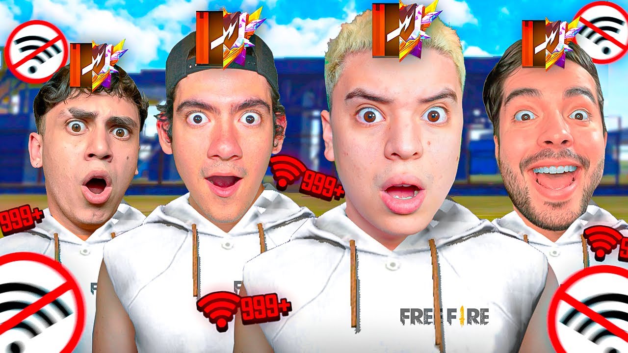 😱 4 YOUTUBERS FAMOSOS SE HACEN PASAR POR BOT Y SE DESCONTROLA TODO 😱 🔥 FREE FIRE
