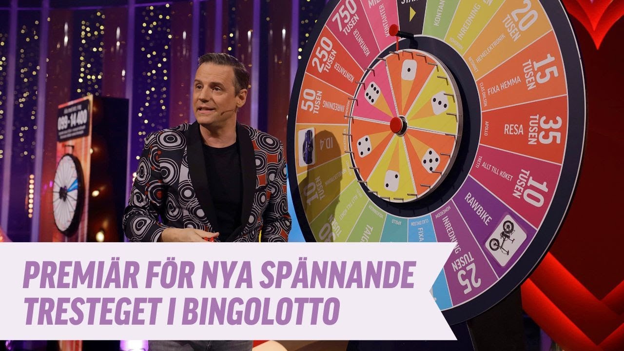 Tresteget har premiär i BingoLotto!